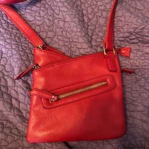 Red Leather Purse
